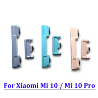 10Pcs/Lot, Side Keys Power Volume Button For Xiaomi Mi 10 Mi10 Pro Replacement