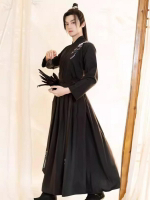 中山服 俠客服裝男戰國直裾袍仙俠風漢服明代錦衣衛飛魚服大明男款戰術秋