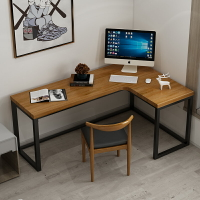 轉角書桌 L型電腦桌 實木L型拐角書桌轉角電腦台式家用桌臥室靠牆角工作台家用辦公桌『xy10720』