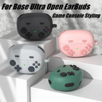3D Earphone Case Silicone Cartoon Style Earphone Protective Cover Game Console Styling Dustproof for Bose Ultra Open EarBuds
