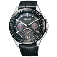 【CITIZEN 星辰】光動能GPS衛星對時錶/44mm/鈦金屬/黑面(CC9015-03E)
