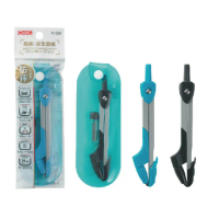 【COX 三燕】安全 圓規 筆芯型 顏色隨機 / 支 D-220