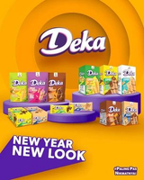 Snack Deka Bites Ube Durian Choc Jumbo Box Cheesy D. White Coffee C.Banana, Fullo Vanilla, Delfi Twi