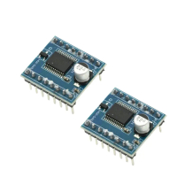 TB6612FNG Modul Pengendali Motor 2 unit untuk projek robotik, kawalan dua motor, 5–13.5 V