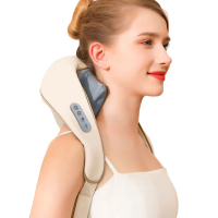 【FJ】擬真手感無線肩頸按摩器MSG2(加熱按摩 肩頸揉捏 禮品送禮必推 BSMI認證)