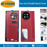 Original Back Rear Case Cover For vivo X Fold2 Back Cover V2266A Housing Door For vivo X Fold 2 Battery Cover Replacement Parts