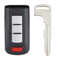 A2AUTOKEYS 2+1 Buttons 315Mhz / 434MHz ID46 Keyless go Smart Remote Key for Mitsubishi Lancer Outlander 2008-2016 OUC644M-KEY-N