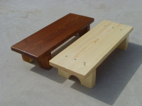 實木換鞋凳 簡約加厚天然實木方凳換鞋凳子松木花架墊腳臺階置物落地矮小板凳【HZ63709】