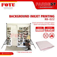 Background Foto Inkjet Printing Uk. 2,6x3 Mtr Wisuda Rak Buku RB-022