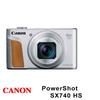 【Canon】PowerShot SX740 HS 40倍光學變焦4K數位相機 (中文平輸)