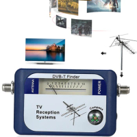 DVB-T Digital Satellite Signal Finder Meter Aerial Terrestrial TV Antenna with Compass TV Reception 