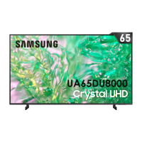 【SAMSUNG 三星】65型4K HDR智慧連網 液晶顯示器 壁掛安裝 65DU8000(UA65DU8000XXZW)