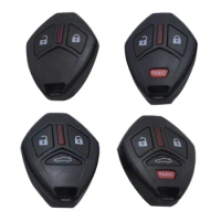 For Mitsubishi Endeavor Outlander Lancer Replacement 2 3 4 Buttons Remote Key Shell Case Blank Fob No Blade