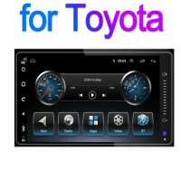 2 Din Android 13 Universal 7Inch Car Radio For Toyota GPS Navigaion Head Unit 7 Inch Carplay Android Auto Player Camera