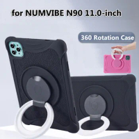 360-degree Rotation Stand Case for NUMVIBE N90 11 Inch Tablet Casing Child Safety Shockproof Cover