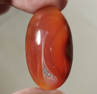 Natural Batu Akik Motif Gambar Antik X Junjung Lumut Susup Puser 583