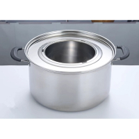 不銹鋼蒸籠底鍋（中號）（規格：39*16*28*16CM） 