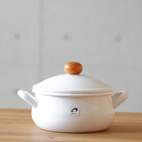 日本製 POCHKA 15CM砂鍋 鍋具 琺瑯 鍋子 另有20cm賣場 POCHKA 砂鍋 鍋具 琺瑯 鍋子 雙手鍋 燜燒鍋 耐熱鍋