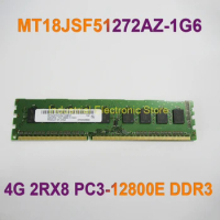Memory For MT RAM 4GB 4G 2RX8 PC3-12800E DDR3 1600 UDIMM ECC MT18JSF51272AZ-1G6