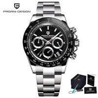 (ในกรณี) PAGANI DESIGN 2024ใหม่ผู้ชายนาฬิกาควอตซ์ธุรกิจนาฬิกาบุรุษยอดนาฬิกาแบรนด์หรูนาฬิกาผู้ชายโครโนกราฟ VK63 (ติดต่อลูกค้า)