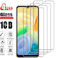 4Pcs Tempered Glass FOR Vivo Y16 6.51" VivoY16 Y 16 Y15a Y15c Y15s V2204, V2214 Screen Protector Protective Glass Film 9H
