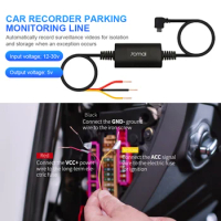 70mai Parking Brake Cable Mini Smart Parking Monitor USB Hard Wire Kit for 70mai Dash Dam 4K A800S for 70mai Dash Dam A400 M300