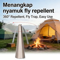 Kipas Pembunuh Lalat Rotatif 360°, Perangkap Lalat kuat, Pengusir Serangga Fisik, Non-Bahaya, Desain