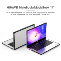 Case For Huawei MateBook D14 SE 2022 Honor MagicBook 14 X14 2020 2021 Laptop Case Kickstand Holder Anti-scratch Protective Cover