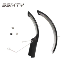 3SIXTY Retaining water Bicycle Fender for Brompton Bike Front &amp; Rear Mudguard Fender Kit