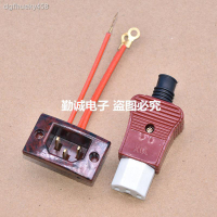 電鍋插口座電源線配件三孔品字型插座陶瓷三孔插頭電飯鍋插頭包郵1111