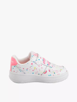 PAYLESS Payless LA Gear Childrens Dash Court Printed Sneakers - White_10