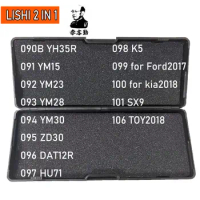 090B-106# LiShi YH35R YM15 YM23 YM28 YM30 ZD30 DAT12R HU71 K5 for Ford2017 Kia2018 SX9 TOY2018 Locksmith Tools for All Types