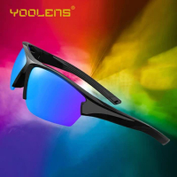 YOOLENS Sports Sunglasses for Men Women UV400 Protection Polarized Sunglasses for Cycling Fishing Running Mountain Riding Y116