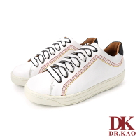 【DK 高博士】百搭素色拼接空氣女鞋 89-2095-50 白色