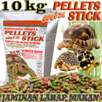 10KG MAKANAN SULCATA MIX PELET KARUNGAN PAKAN KURA-KURA DARAT SULKATA ALDABRA PARDALIS RADIATA RUSSI