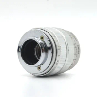 CCTV 35mm f1.7 Lens C Mount for Olympus PEN E-P6 / E-PL7 / E-PL6 / E-PL5 / E-PM3 / E-PM2 silver