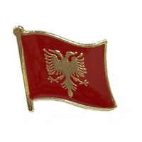 Albania 阿爾巴尼亞 國旗徽章 別針 國旗配飾 紀念徽章 國慶 辨識 造型 時尚