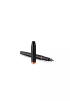 Parker Parker IM Professionals Fountain Pen - Orange Rings Black Lacquer BT