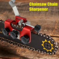 Chain Saw Sharpeners Portable Chainsaw Chain Sharpening Jig Woodworking Grinding Stones Electric Chainsaw Grinder Manual Tool