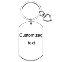 Personalized Custom Keychain Brother Sister Gift Key chain Daughter Son Gift key rings