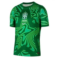 NIKE Men Soccer Brazil Stadium GK Dri-Fit Jersey Pakaian Sepakbola Pria [IB5267-302] A/S PINE GREEN/