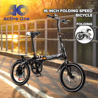 ACTIVEONE 16 inci Folding basikal kanak-kanak Shock Absorber Bike-dipenuhi oleh ACTIVEONE