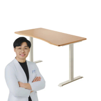 【FUNTE】Stable 固定式辦公電腦桌 150x80cm 弧度桌板 八色可選(書桌 工作桌 桌子)
