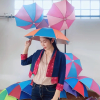 Newshop หมวกร่มแดดกันฝน