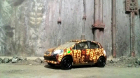 Diecast custom Honda Brio Batik Indonesia Culture Tomica skala 64