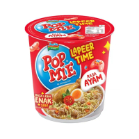 Pop Mie Lapeer Kuah Ayam Mie Instan Cup 75 gram