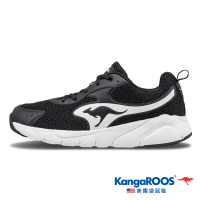KangaROOS 美國袋鼠鞋 男 VALLEY 透氣吸濕 緩震機能 慢跑鞋(黑-KM21430)