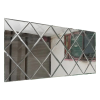 Kaca Cermin Bevel / Cermin dinding motif bevel / cermin hiasan dinding