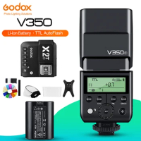 Godox V350C V350N V350S V350F V350O TTL HSS 1/8000s Camera Speedlite Flash with X2T Trigger for Canon Nikon Sony Fuji Olympus
