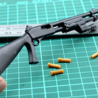 1:6 Scale Benelli M1 SUPER 90 Plastic Gun Model for 12" Action Figure Soldier Parts 4D Puzzles Toy